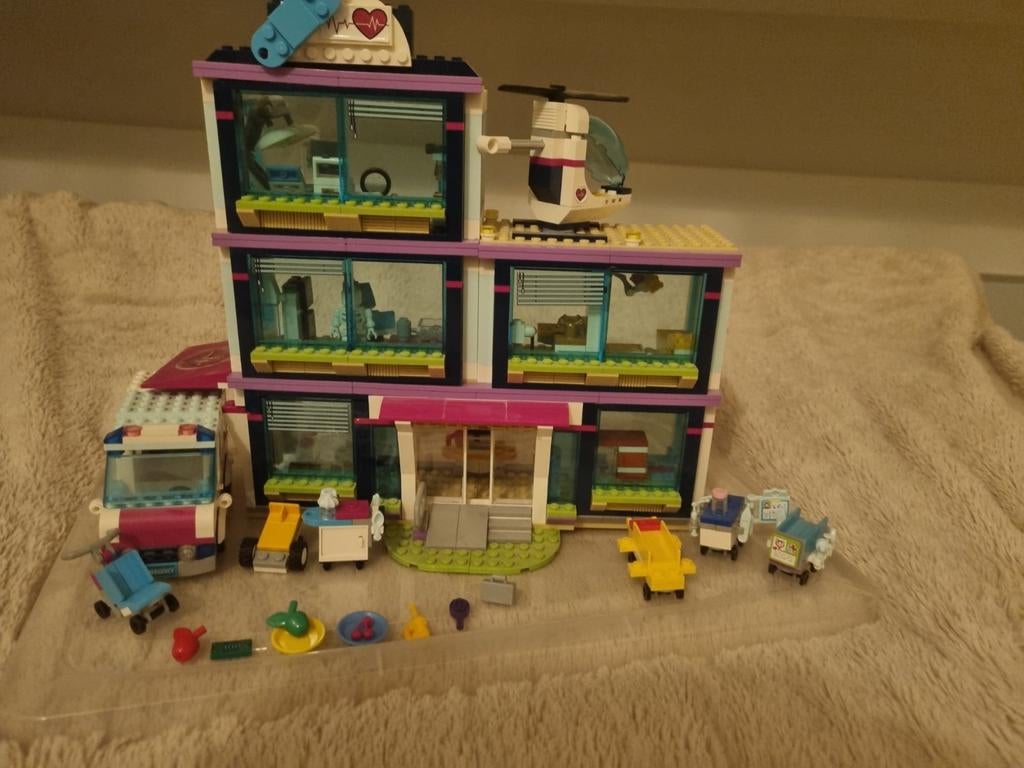 Lego Ziekenhuis met Handleiding - Complete Set, Lego, Compleet, Ophalen of Verzenden, Complete set