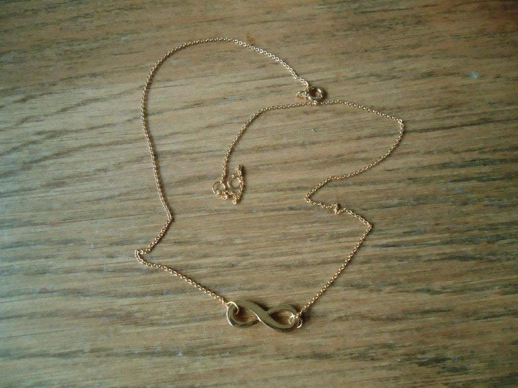 mooie echt zilveren ketting infinity teken 925 splinternieuw, Sieraden, Tassen en Uiterlijk, Verstelbaar, Nieuw, Ophalen of Verzenden