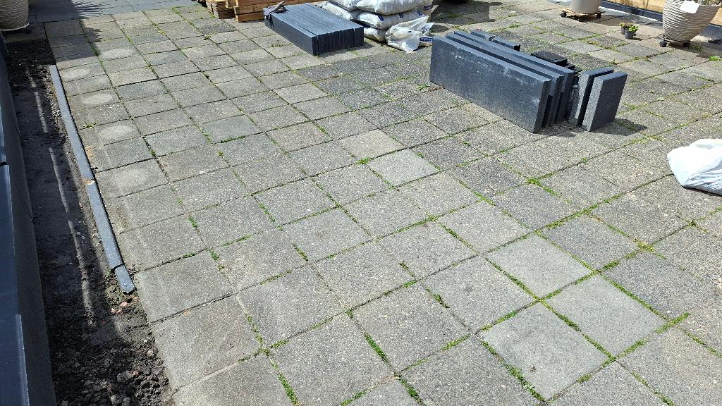 Tuintegels 30x30, Ophalen, Gebruikt, 10 m² of meer, Beton