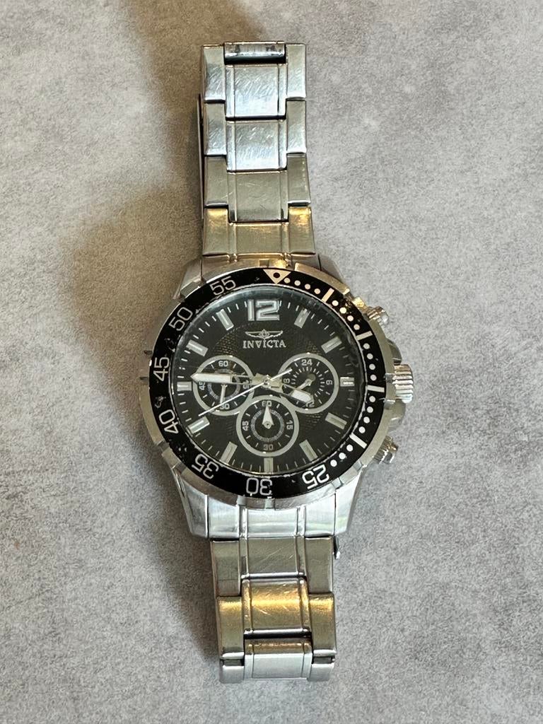 Invicta 16287 Specialty chronograph horloge, Sieraden, Tassen en Uiterlijk, Horloges | Dames, Verzenden, Zo goed als nieuw, Staal