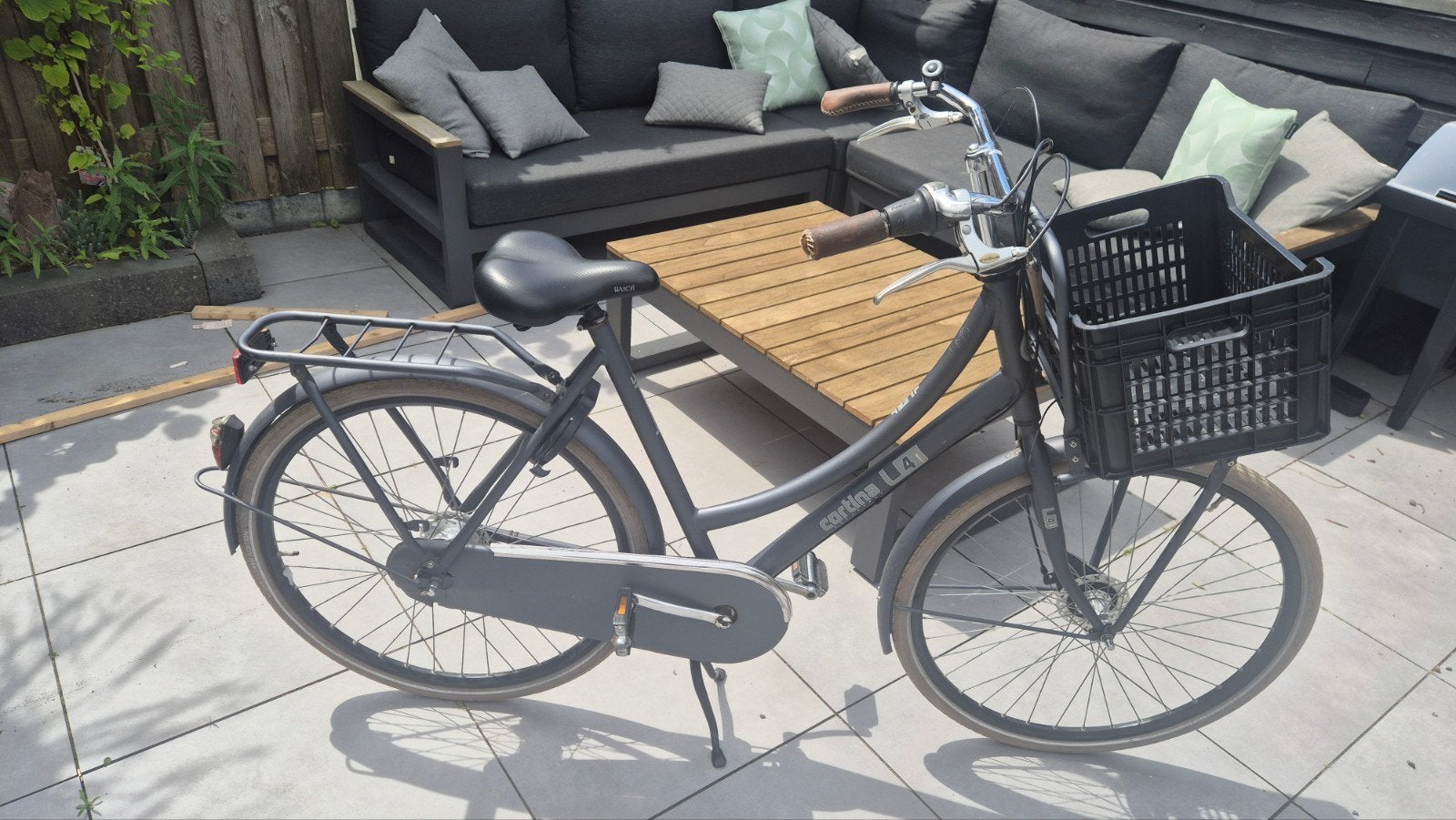 Cortina U4 Damesfiets 57cm, Gebruikt, Velgrem, Versnellingen, 56 cm of meer