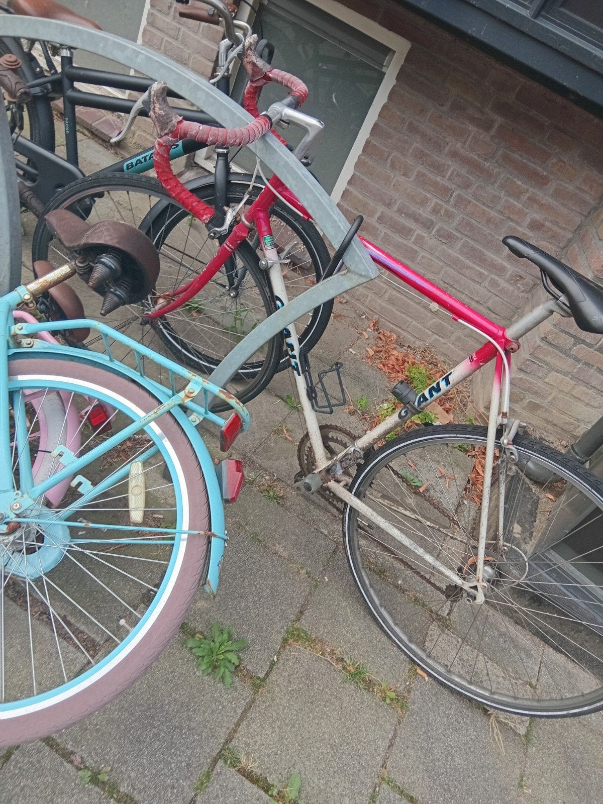 Giant Racefiets - Gebruikt, Fietsen en Brommers, Fietsen | Racefietsen, 28 inch, Gebruikt, Staal, Velgrem