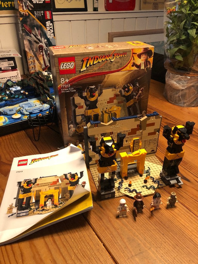 Lego Indiana Jones 77013 Escape From The Lost Tomb, Gebruikt, Star Wars, Lego, Ophalen of Verzenden