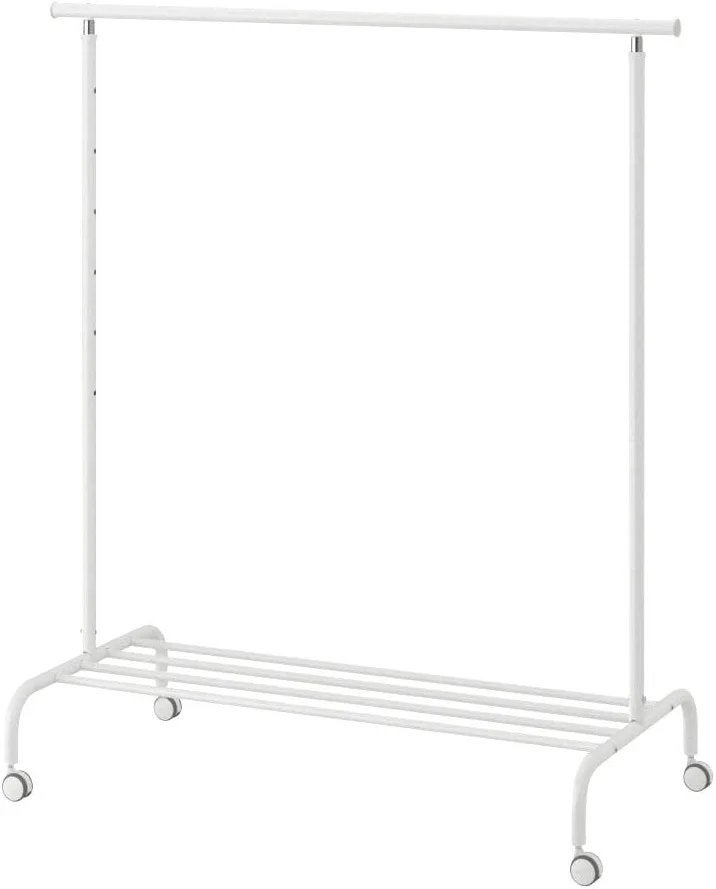 2x ikea kledingrek, Ophalen, Met wielen, Zo goed als nieuw
