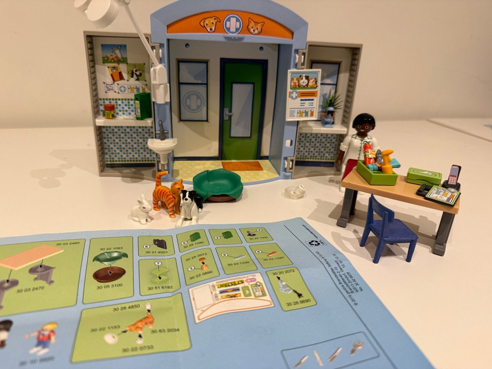 Playmobil Dierenkliniek, Ophalen, Gebruikt, Gebouw, Complete set
