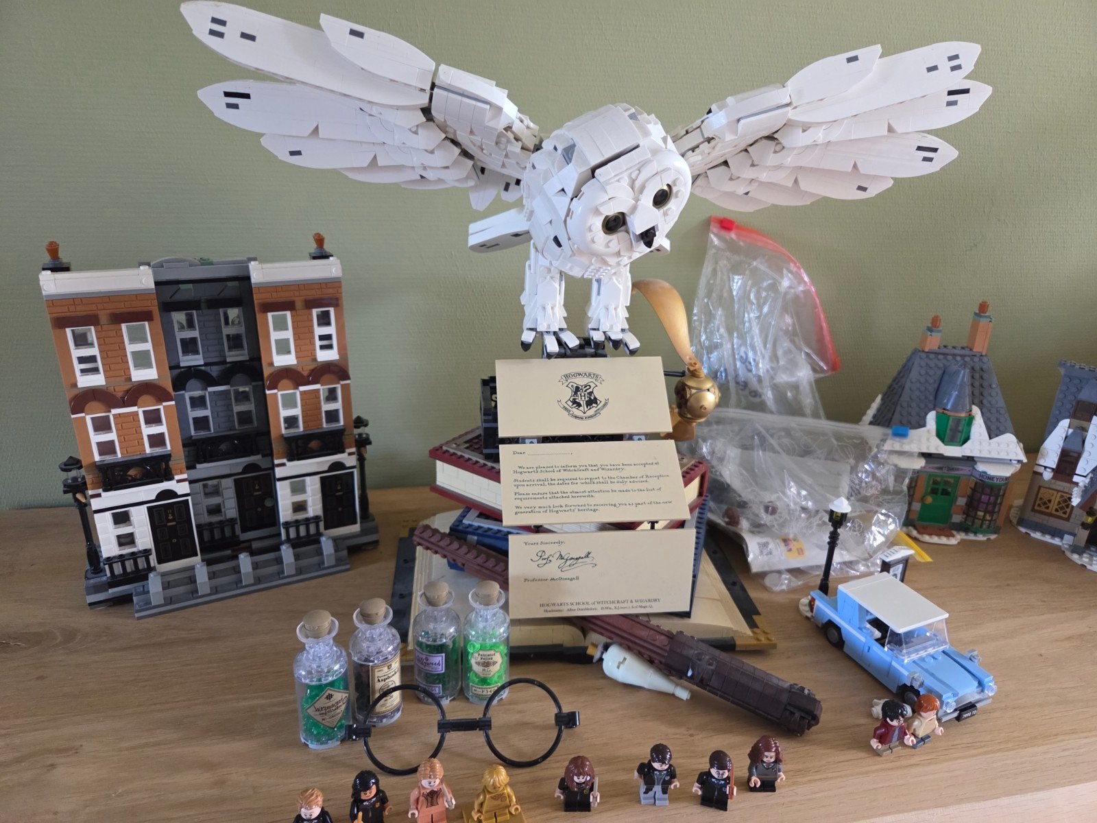 LEGO Harry Potter collectie 76408 75979 76388 75953 + minifi, Lego, Harry Potter, Ophalen of Verzenden, Zo goed als nieuw