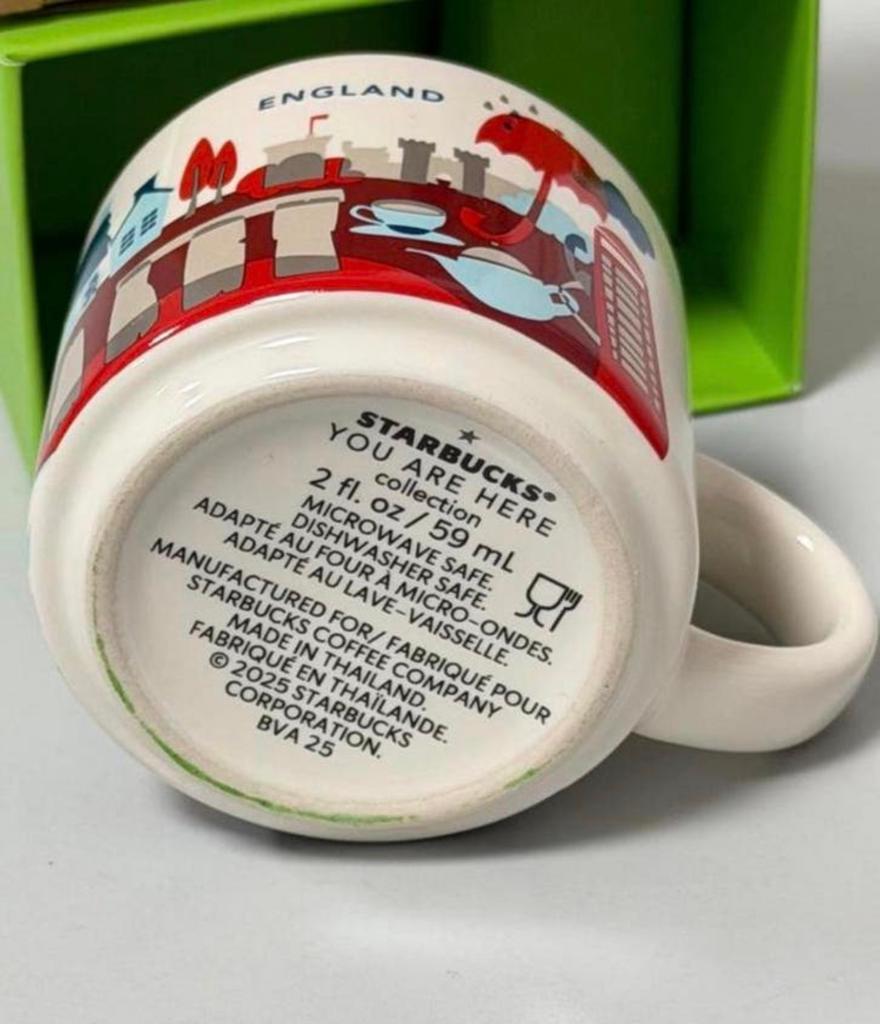 Starbucks YAH Ornament England 2oz – You Are Here Collection, Gebruiksvoorwerp, Nieuw, Ophalen of Verzenden, H