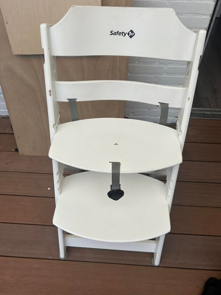 Kinderstoel Safety 1st trip trap wit, Ophalen, Zo goed als nieuw, Meegroeistoel
