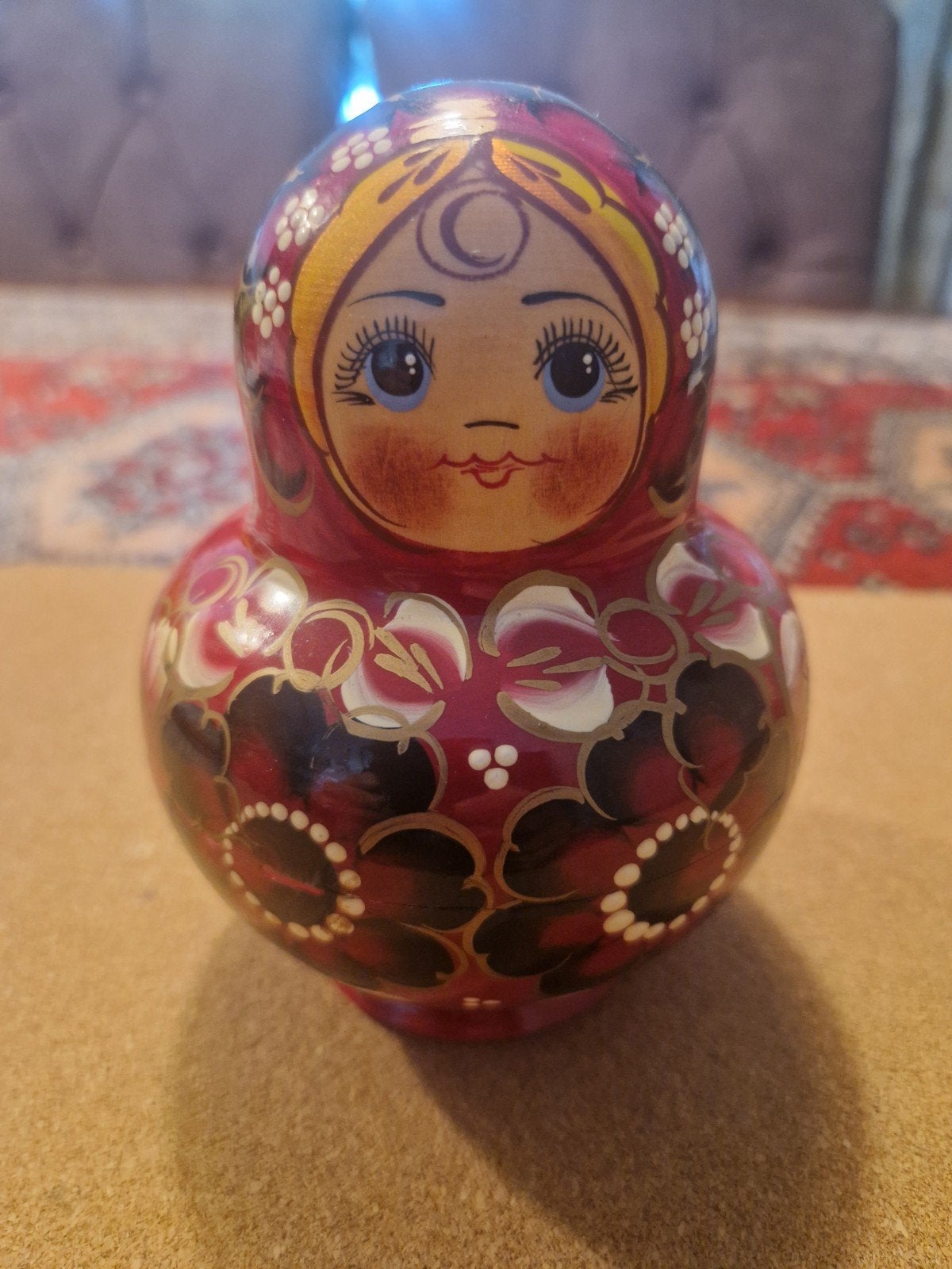 Vintage Russische matrijosshka poppenset 10 stuks zeldzaam, Ophalen of Verzenden, Zo goed als nieuw