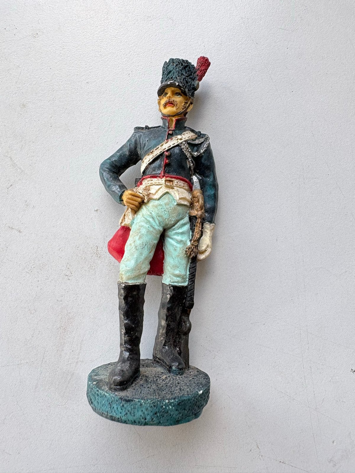 Vintage Soldaat Beeldje - Decoratief Verzamelobject,militair, Verzenden, Gebruikt