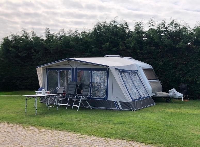 Kip Caravan 47TRZ uit 2001, Caravans en Kamperen, Vast bed, Rondzit, Kip, Particulier