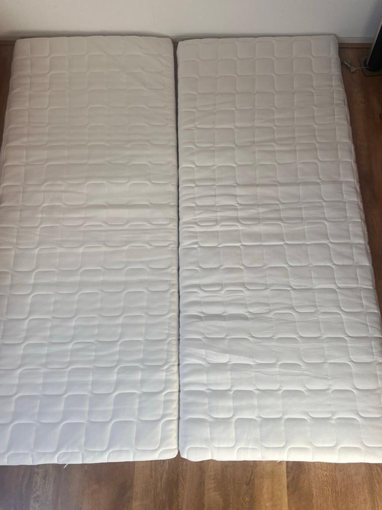 Topper 2x, Eenpersoons, Ophalen of Verzenden, Zo goed als nieuw, 80 cm