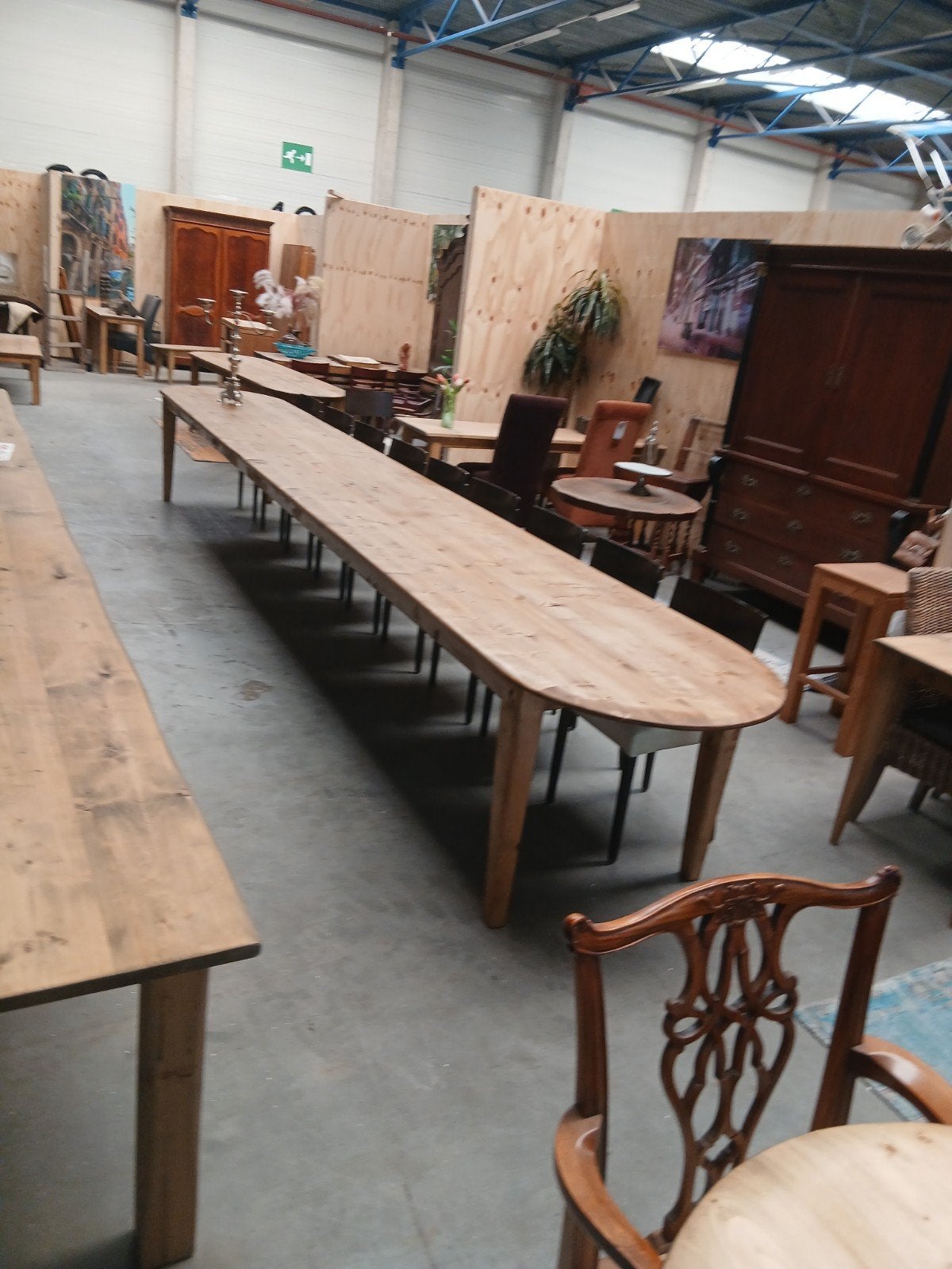 unieke franse tafel 584 bij 88 hoog 78 cm 0644394528, Ophalen of Verzenden