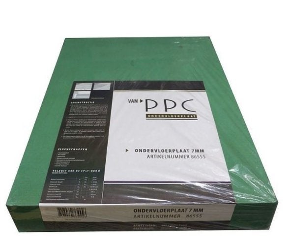 PPC ondervloer 7mm (in verpakking), Ophalen, Overige materialen, 30 cm of meer, 50 tot 150 cm
