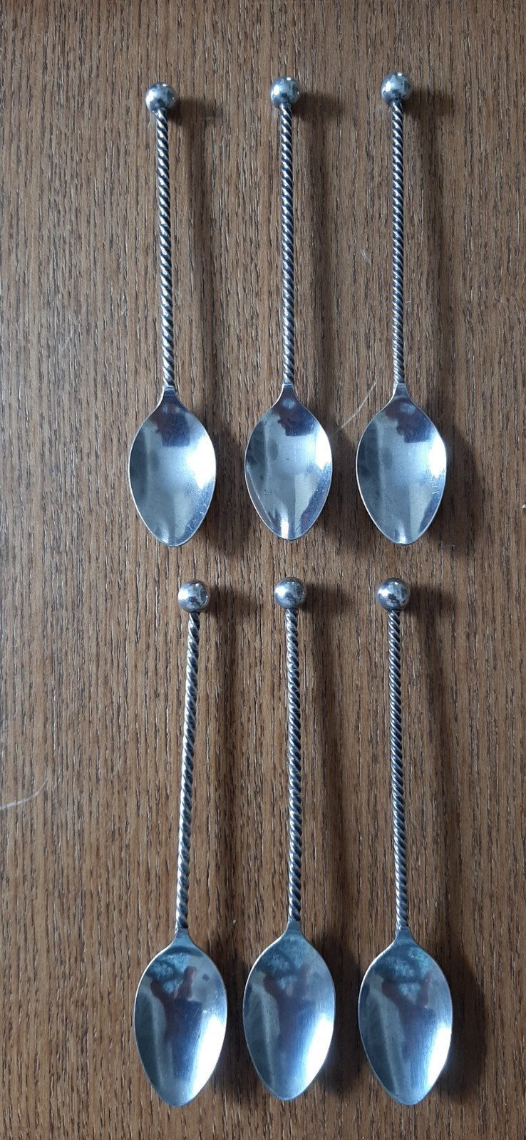 6 Theelepeltjes, Ophalen of Verzenden, Porselein, Kop en/of schotel