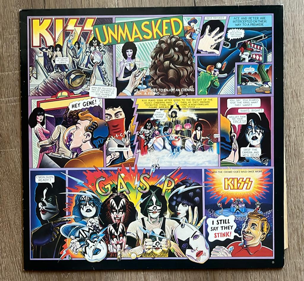 LP Kiss - Unmasked, Gebruikt, Ophalen of Verzenden, 12 inch, Inclusief binnenhoes