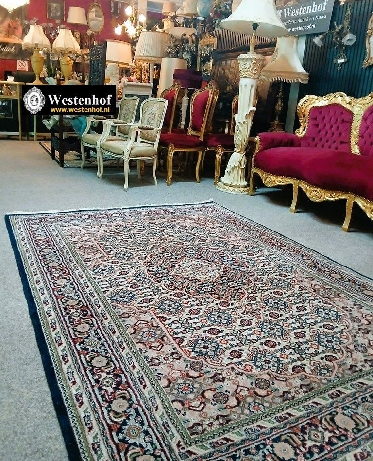 Handgeknoopt Perzisch tapijt Bidjar Oosters vloerkleed wol, Gebruikt, 150 tot 200 cm, 200 cm of meer, Ophalen of Verzenden