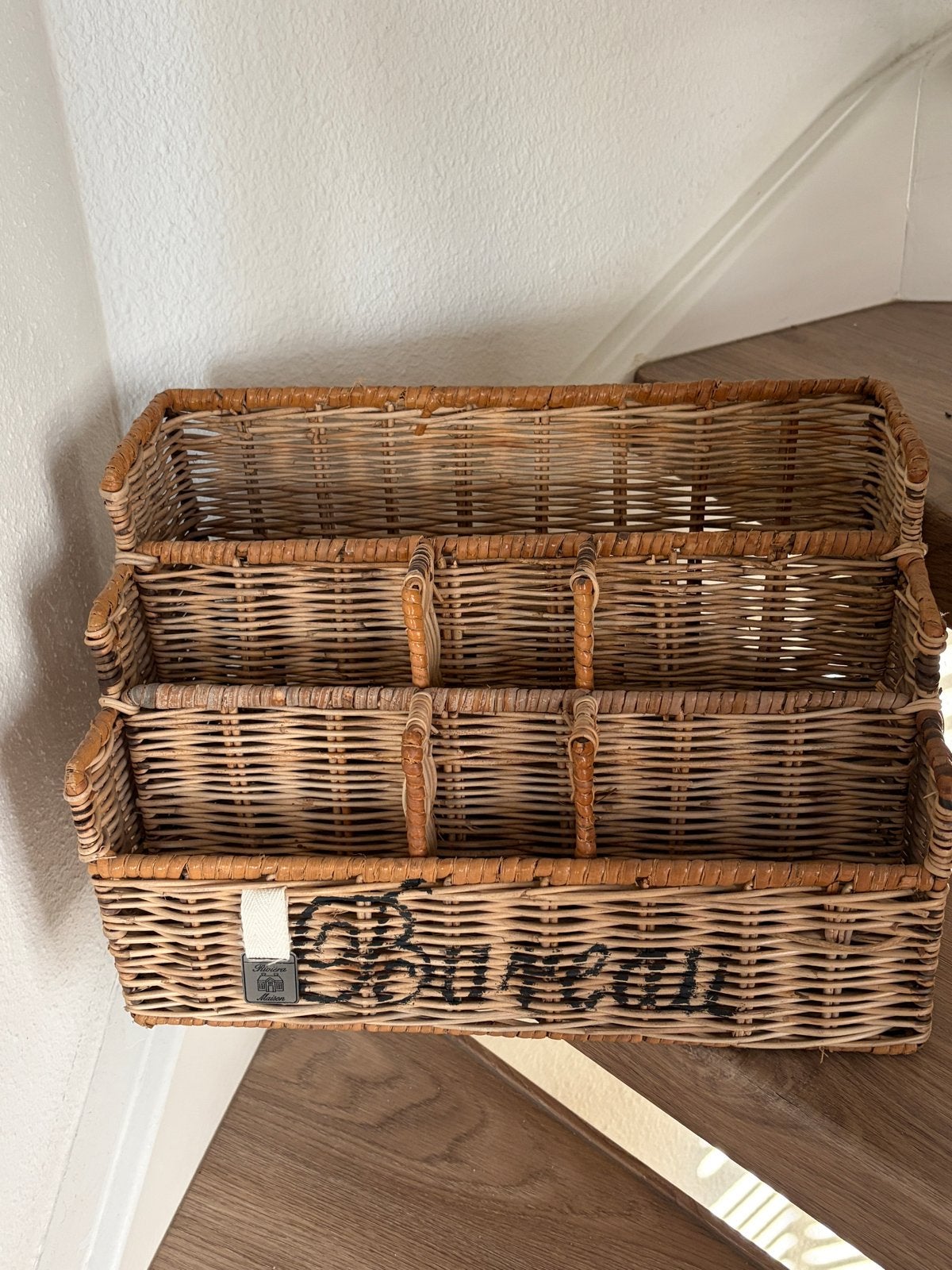 Desk organizer Riviera Maison rotan, Ophalen, Gebruikt, Overige stijlen, Natuurlijk materiaal