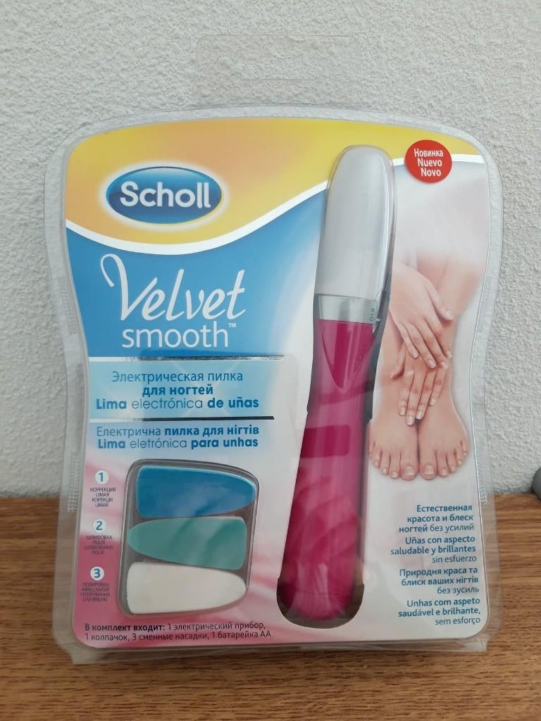 Nieuwe scholl velvet smooth voetvijl met navulling, Ophalen of Verzenden, Nieuw, Hand- en Voetverzorging
