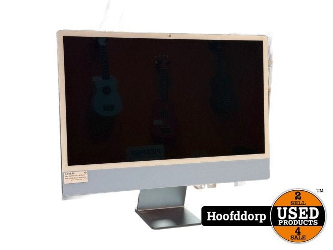 iMac 2021 M1 24" 4.5K Retina 8GB 512GB Blauw | Nette staat, Computers en Software, Apple, Zo goed als nieuw, Support@apple.com