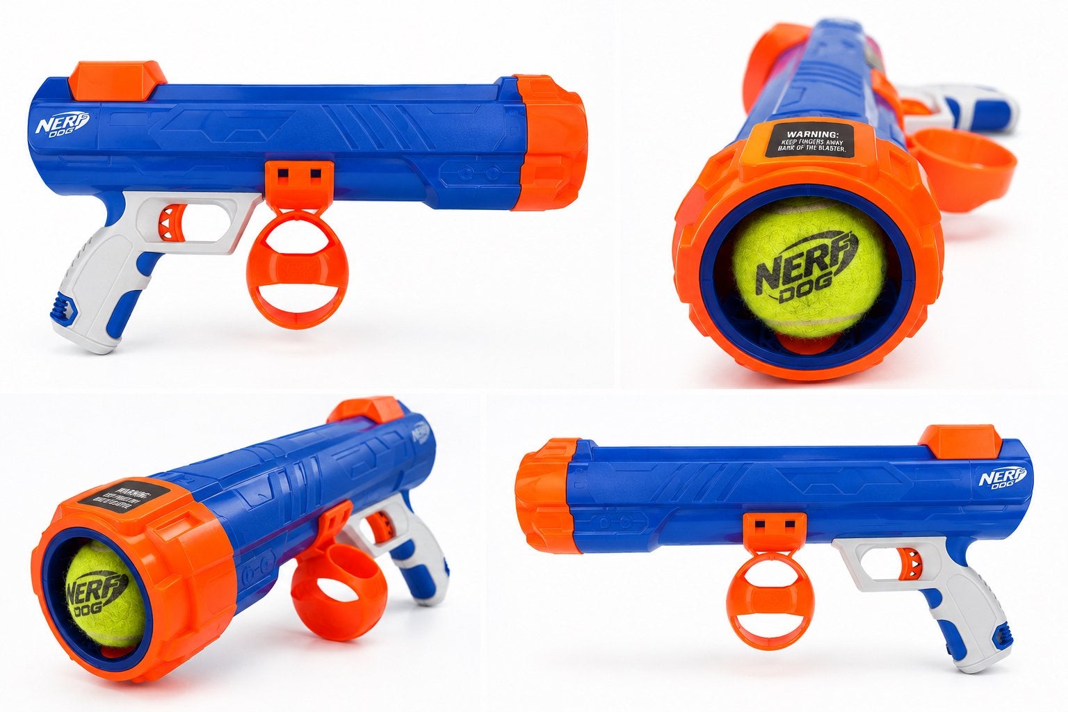 NERF DOG Tennisbal Blaster | Ballenwerper hond | Incl bal, Ophalen of Verzenden, Zo goed als nieuw, Apporteerspeelgoed, Overige merken