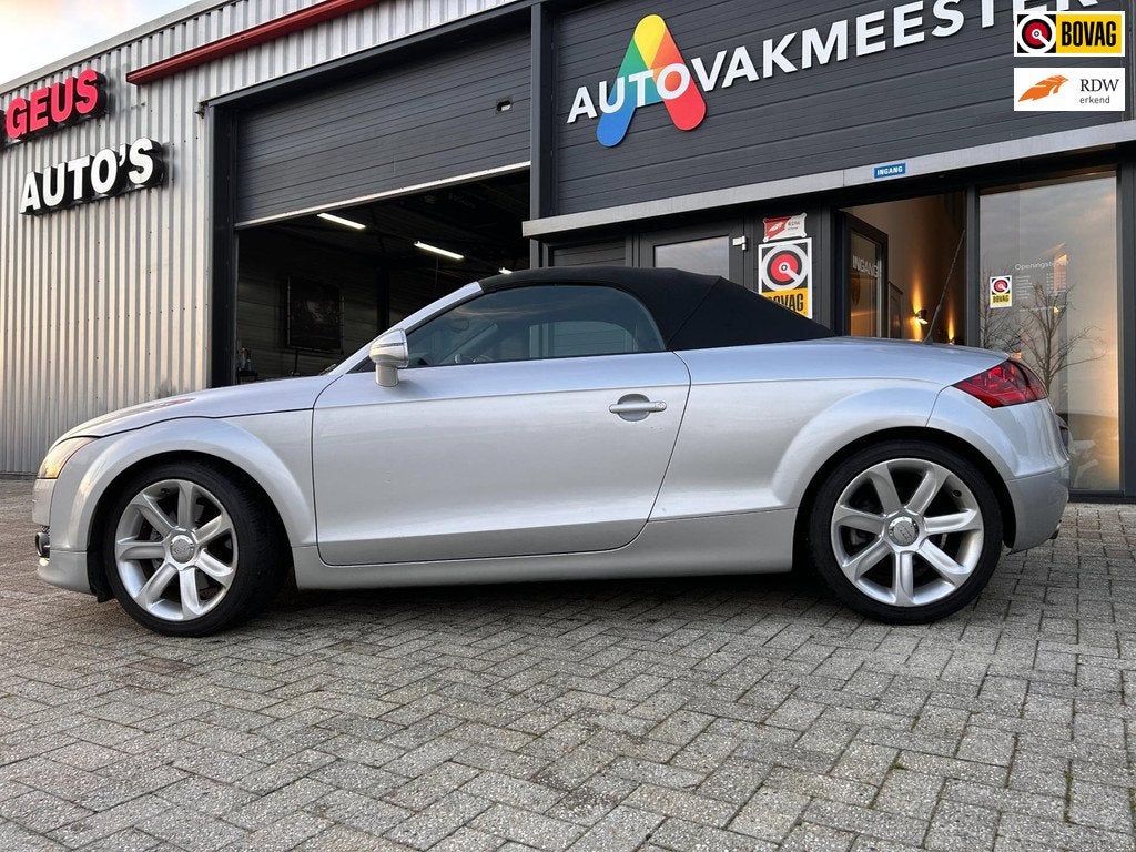 Audi TT Roadster 2.0 TFSI I ZOMER KLAAR I XENON I LEER I AUT, Auto's, Audi, TT, Gebruikt, Zwart, 4 cilinders