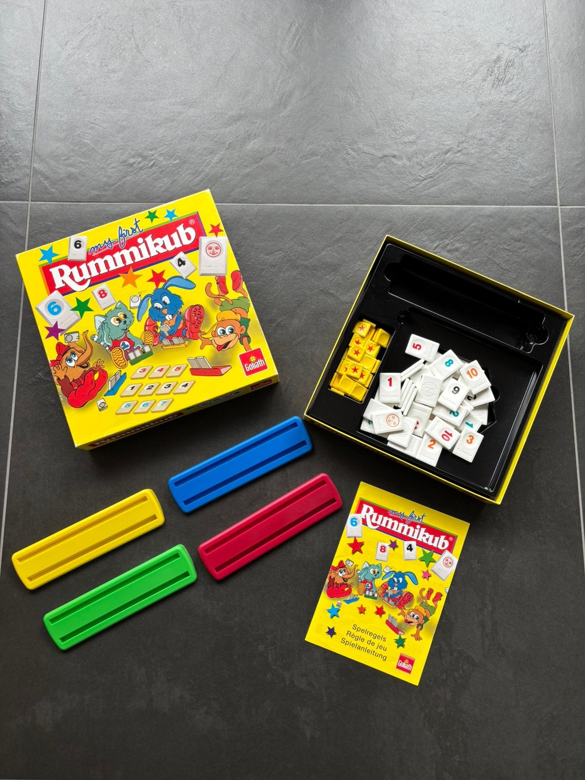 ZGAN: Rummikub Gezelschapsspel - Goliath, Een of twee spelers, Ophalen of Verzenden, Zo goed als nieuw, Goliath