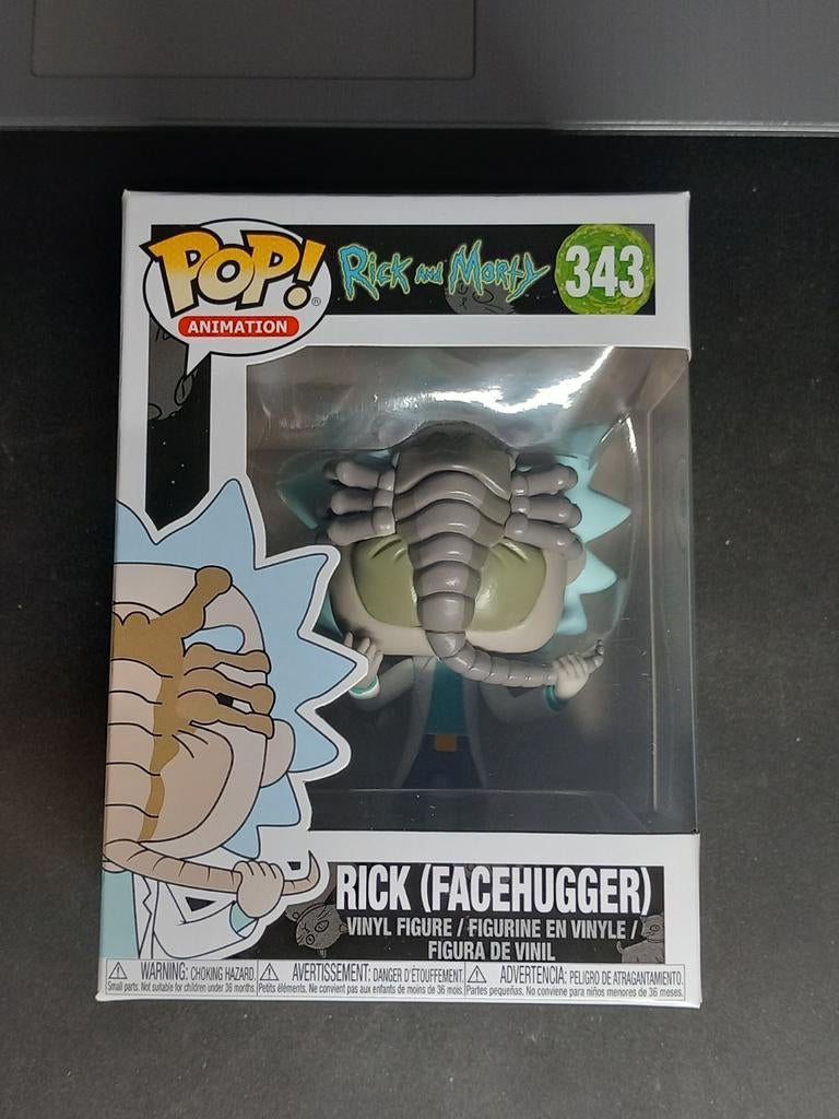 Funko Pop! Rick & Morty Rick (Facehugger) 343 NM, Verzenden, Zo goed als nieuw