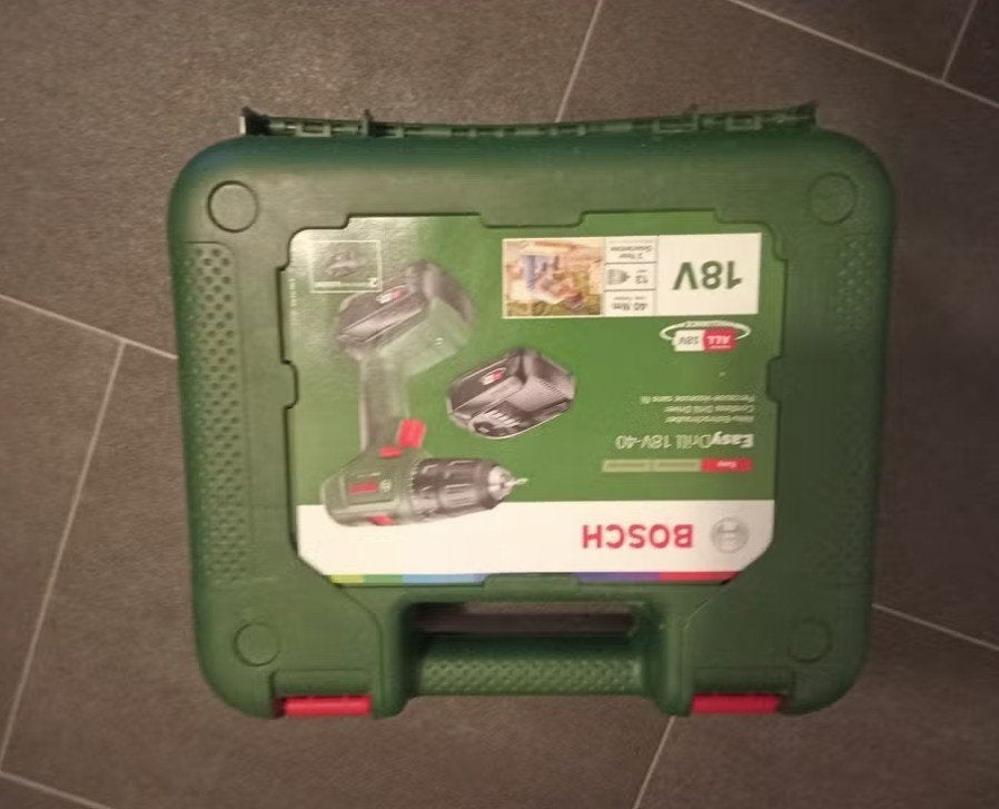 Bosch EasyDrill 18V-40 Accuboormachine, Ophalen, Zo goed als nieuw, Minder dan 400 watt, Boor- en Schroefmachine