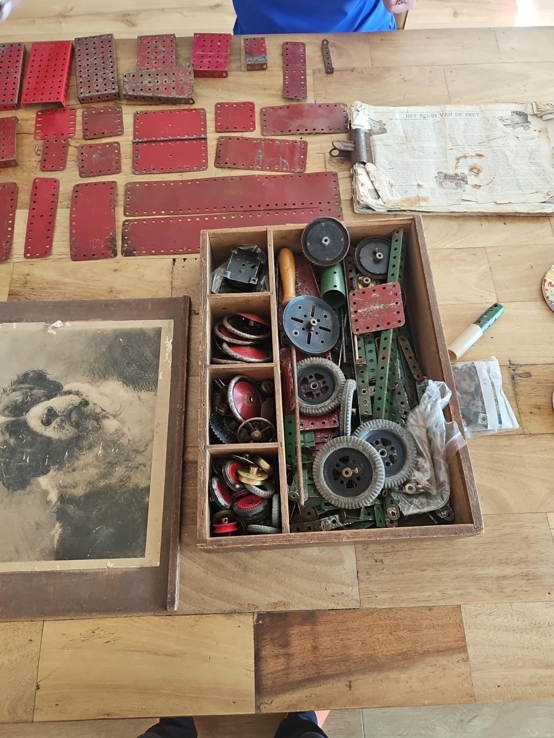 Vintage Meccano onderdelen en handleidingen, Ophalen, Gebruikt
