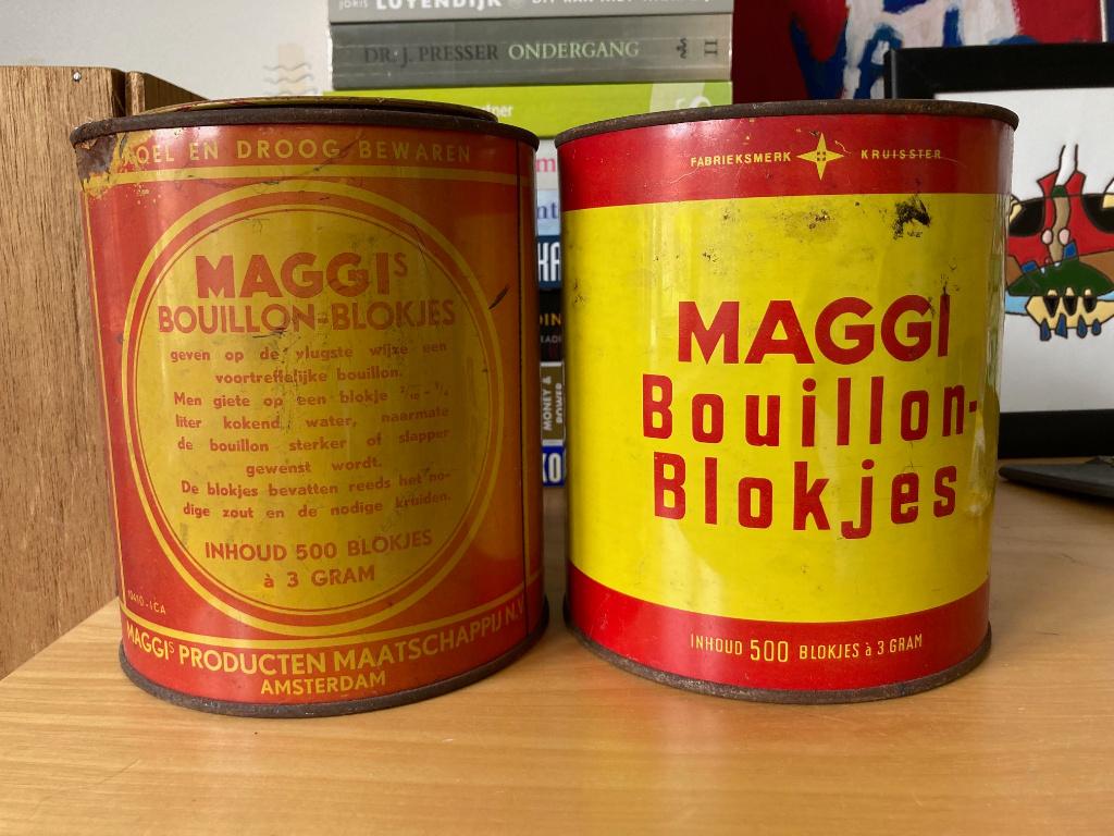Maggi Maggiblikken antiek Maggiblokjes *GRATIS*, Ophalen of Verzenden