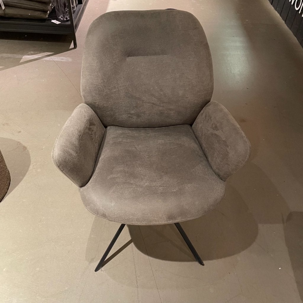Loranzo Armstoel Chicago Grey Set van 4 - Pronto Wonen, Niet ingevuld, Niet ingevuld, Niet ingevuld