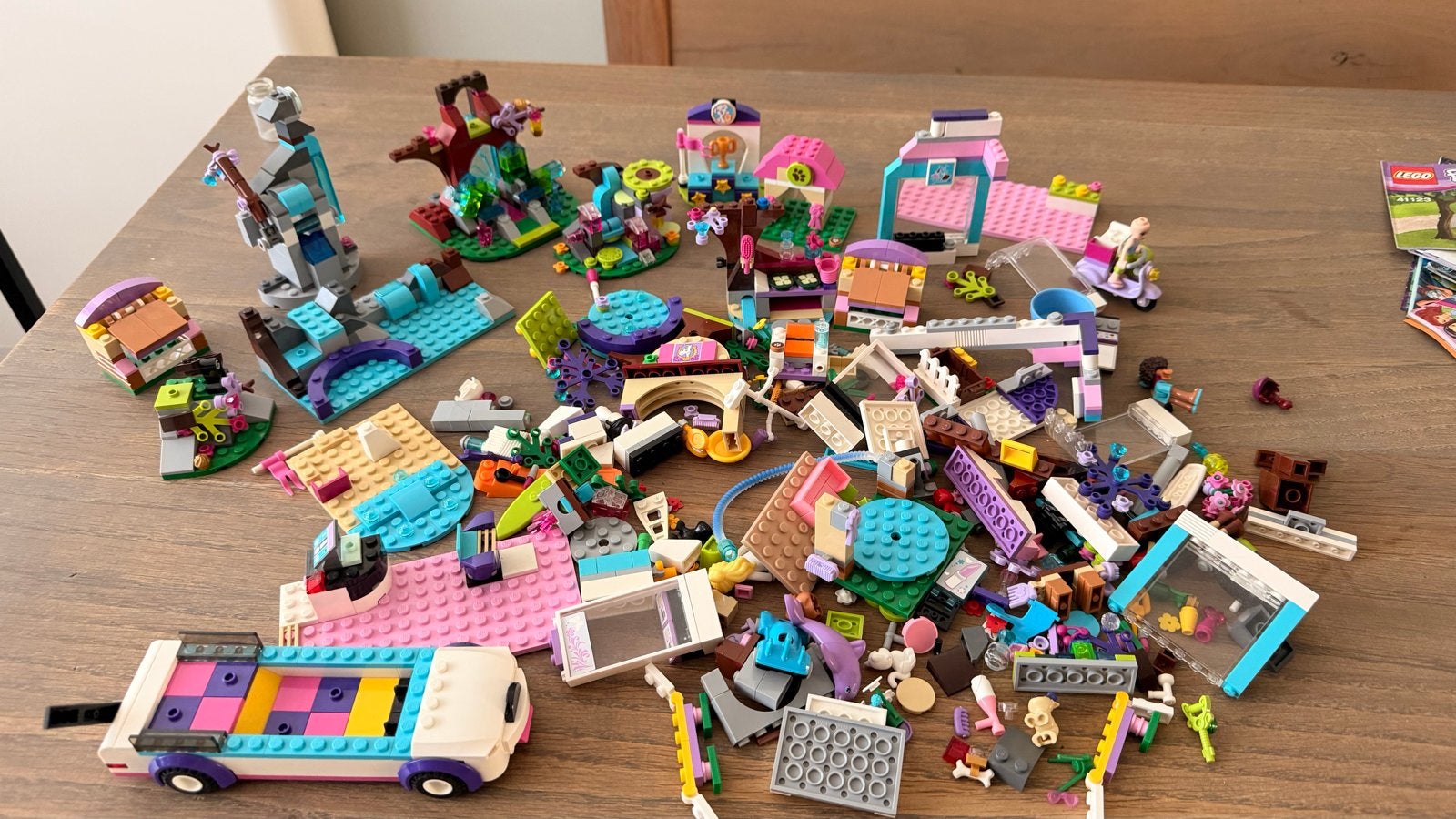 Grote partij LEGO Friends en Elves met instructieboekjes, Gebruikt, Lego, Friends, Ophalen of Verzenden