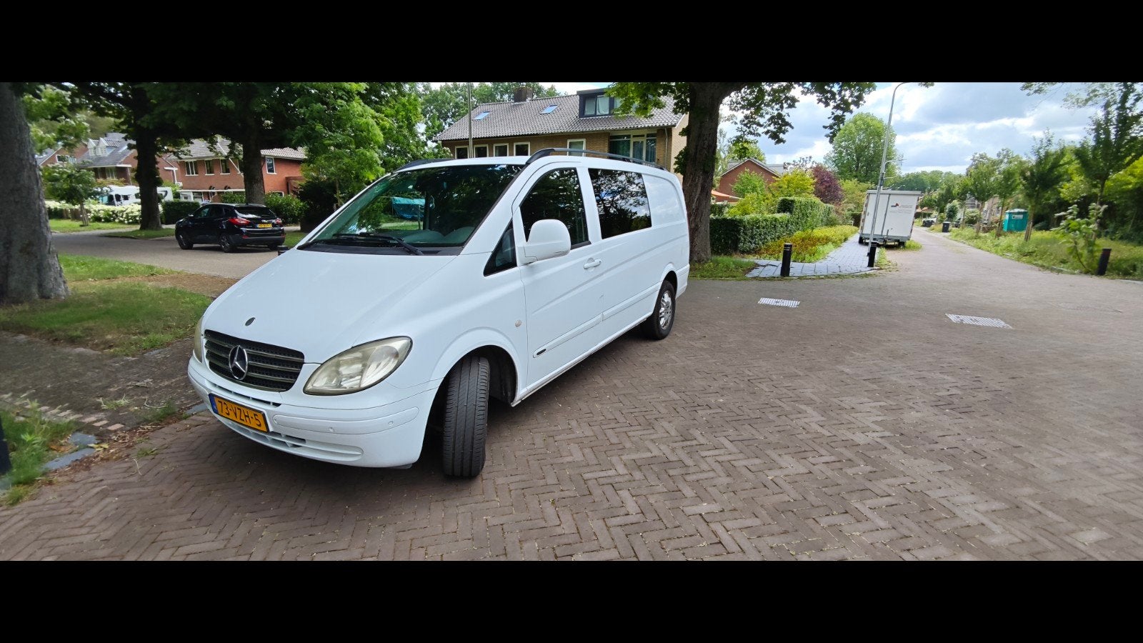 Mercedes-Benz Vito 2.1 CDI 111 dubbel cabine automaat MARGE, Auto's, Automaat, Achterwielaandrijving, 4 cilinders, Wit