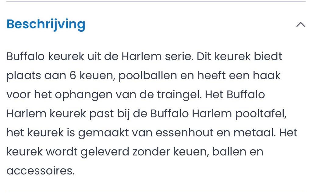Buffalo keu rek Harlem Black, Ophalen, Dijklaan 133 Breda, Overige typen, Stoffelen