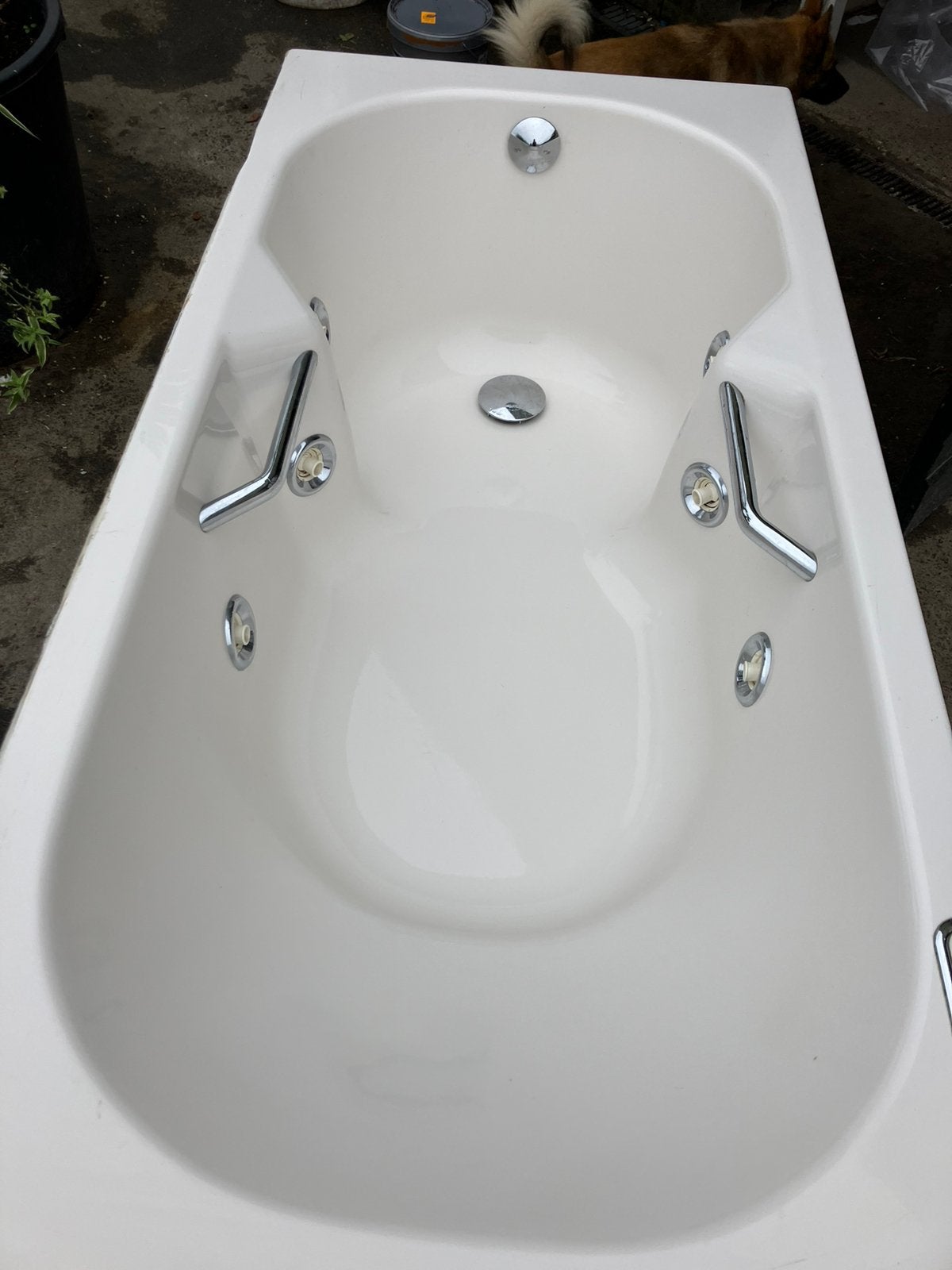 Bad met bubbel funktie 1.70x80, Huis en Inrichting, Badkamer | Complete badkamers, Ophalen, Zo goed als nieuw