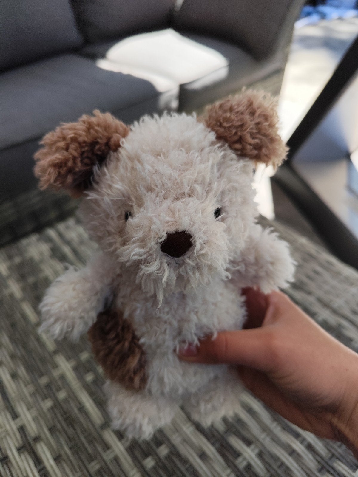 Jellycat knuffel hondje, Kinderen en Baby's, Speelgoed | Knuffels en Pluche, Jellycat, Overige karakters, Klein (minder dan 20 cm)
