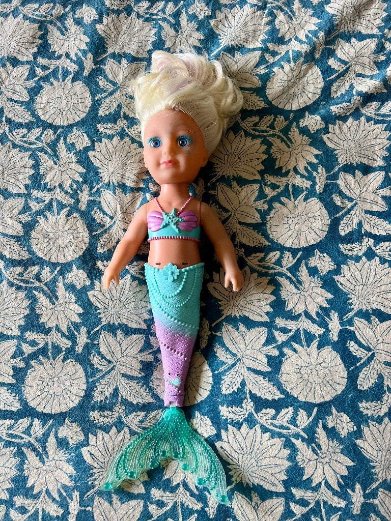 Baby Born pop Little Sister Zeemeermin babypop Zapf Creation, Ophalen of Verzenden, Gebruikt, Babypop