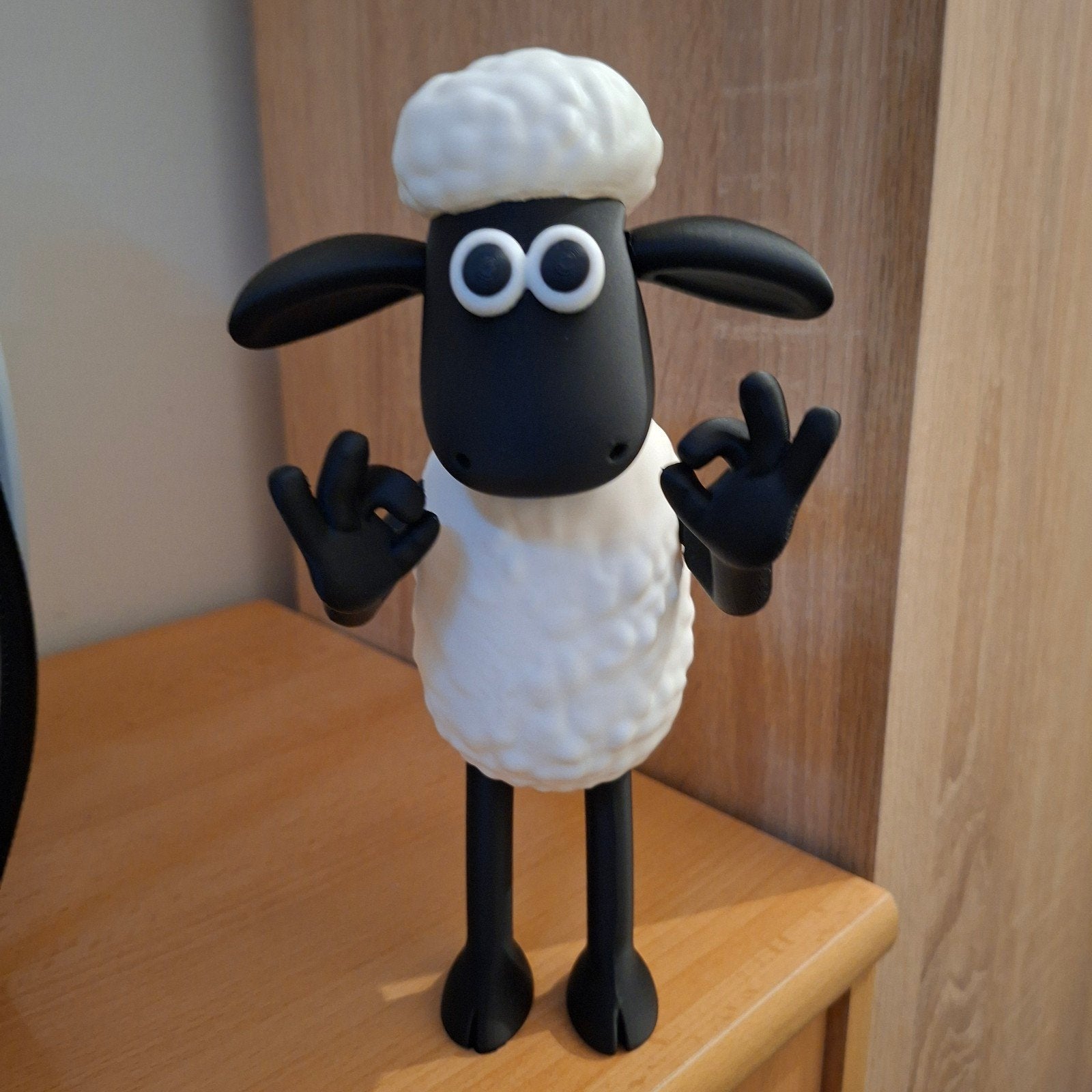 Shaun het Schaap 3D geprint beeldje - 23 cm, Ophalen of Verzenden, Nieuw
