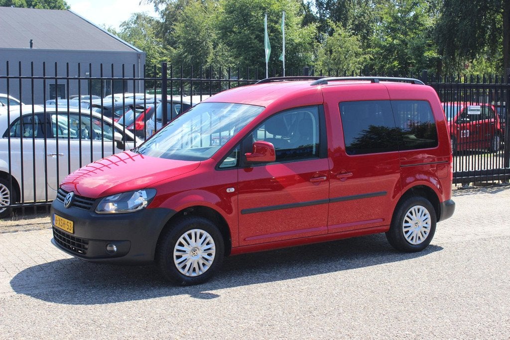 Volkswagen Caddy 1.2 TSI Trendline, Trekhaak, Airco!, Auto's, Volkswagen, Voorwielaandrijving, Euro 5, Stof, Gebruikt