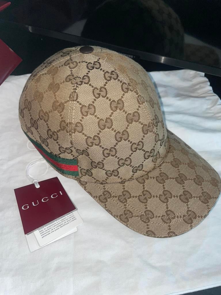 Gucci, Kleding | Heren, Hoeden en Petten, Ophalen of Verzenden, Nieuw, 58 of 59 cm (L, 7¼ of ⅜ inch), Pet