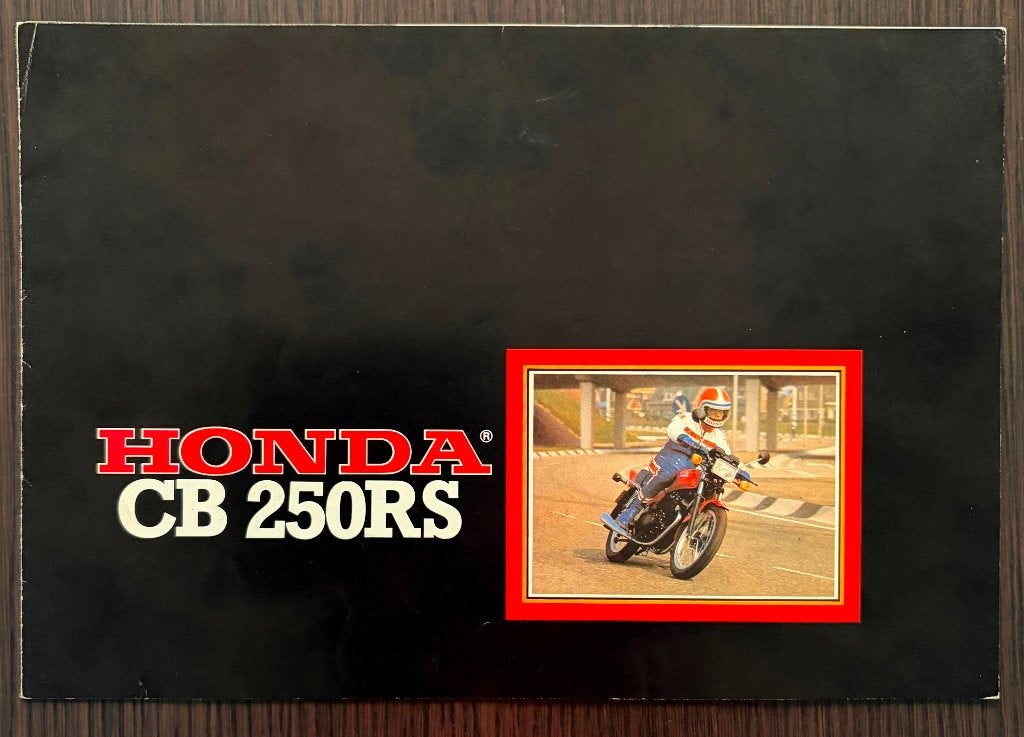 Folder Honda CB 250 RS - 1982 - 6 blz (Nederlands), Verzenden, Honda