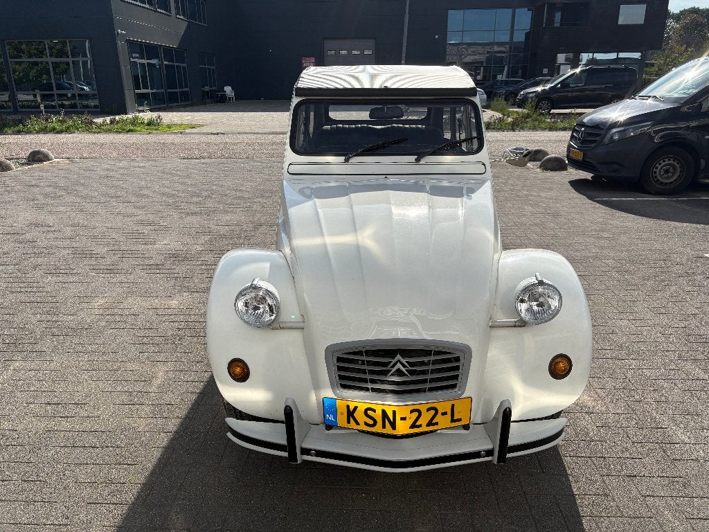 Citroën 2cv6 1984 Wit, 2CV, 4 stoelen, Wit, 400 kg