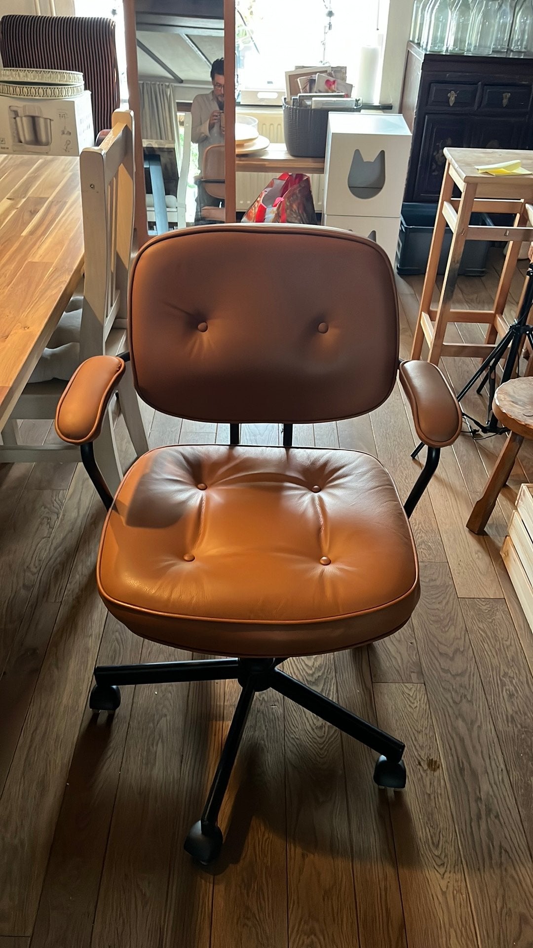Ikea Alefjäll Grann goudbruin, Huis en Inrichting, Ophalen, Zo goed als nieuw, Bruin