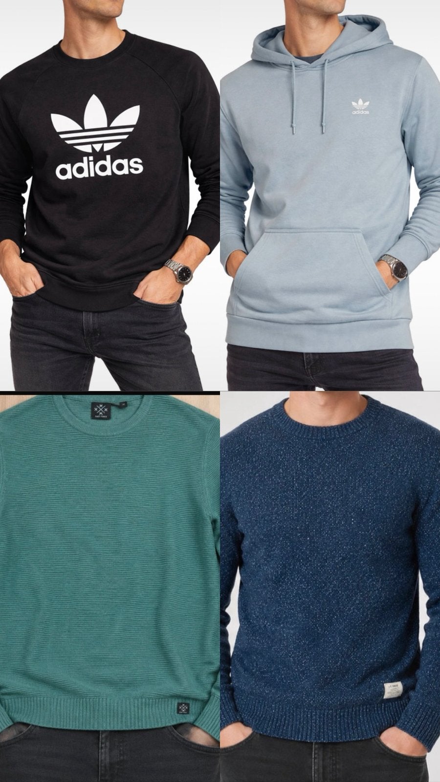 Heren kledingpakket maat M | Adidas, Guess, J.C. Rags |, Ophalen of Verzenden, Zo goed als nieuw, Maat 46 (S) of kleiner