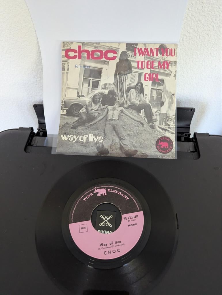 Choc - I want you to be my girl ( vinyl single Nederbeat), Ophalen of Verzenden, Gebruikt, Pop