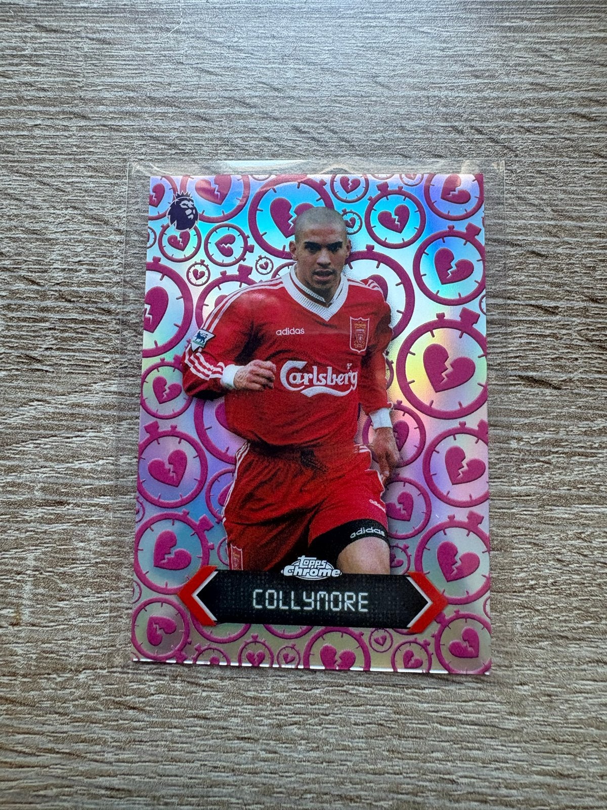 Stan Collymore Topps Chrome Spelerskaart Liverpool FC, Ophalen of Verzenden, Zo goed als nieuw, Buitenlandse clubs, Spelerskaart