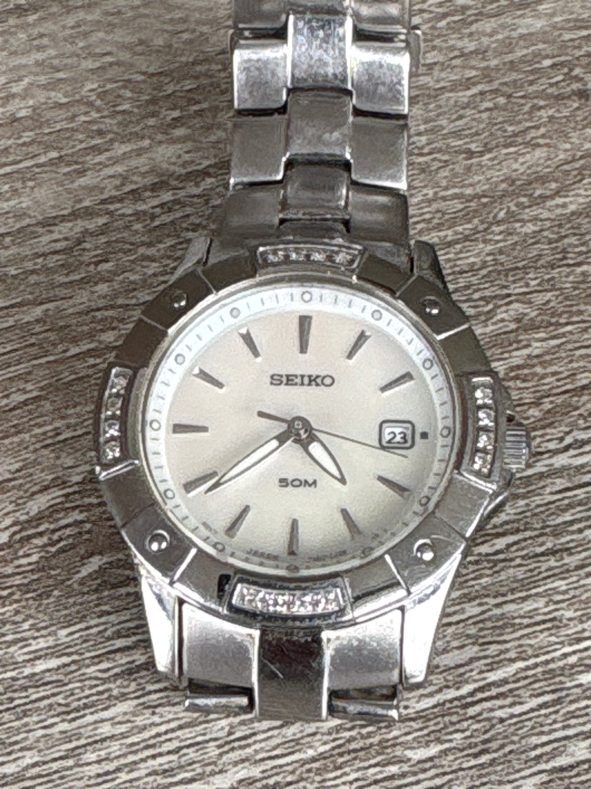 Seiko dames horloge - Batterij dient vervangen te worden, Seiko, Gebruikt, Staal, Polshorloge
