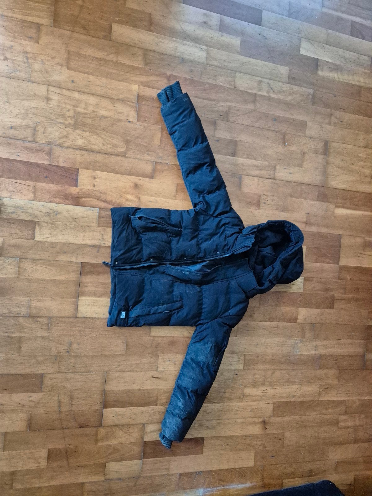 Cars Jeans winterjas maat 10 - Zwart, Ophalen, Gebruikt, Jas, Jongen