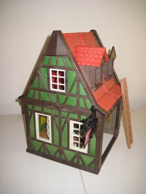 Playmobil vakwerkhuis De kleermaker, Schneiderei, Ophalen of Verzenden, Gebruikt